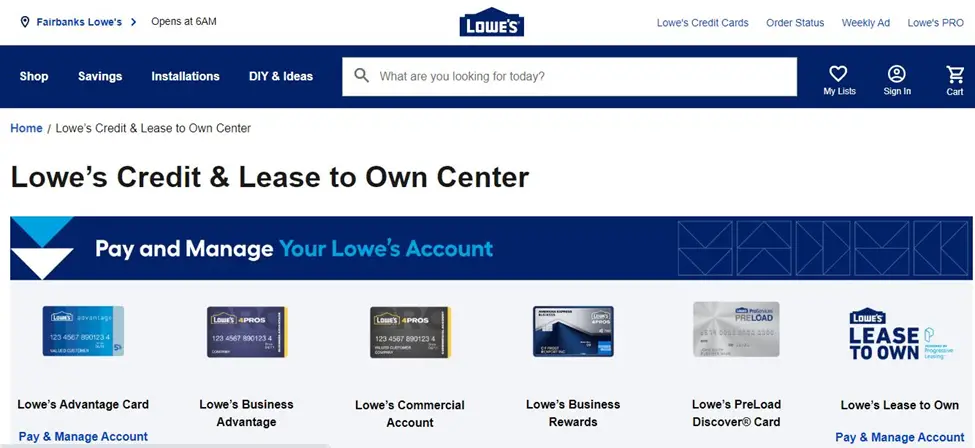2022 Update Lowe s Credit Card Login Payment Address Customer 2022 Update Lowe s Credit Card Login Payment Address Customer