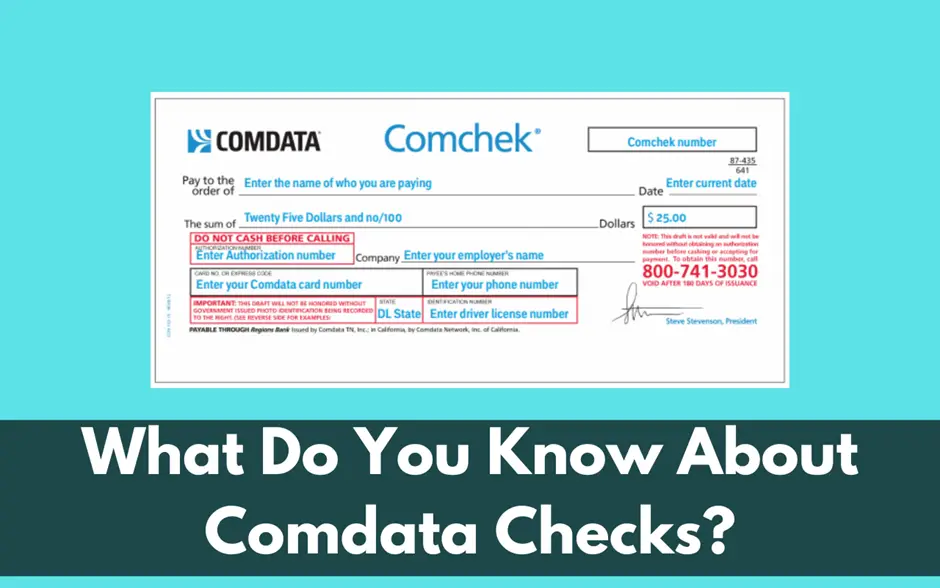 Where Can You Cash Comdata Checks Pro And Con Included CFAJournal